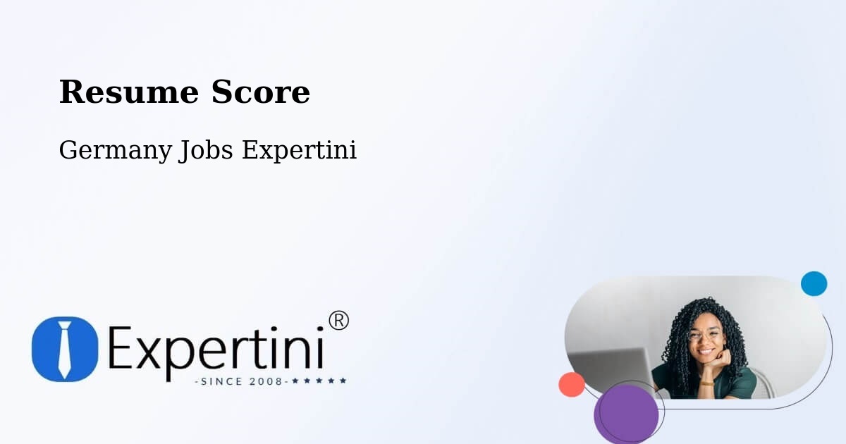 Resume Score & Job Description Match Tool – Bühl - Germany Jobs Expertini
